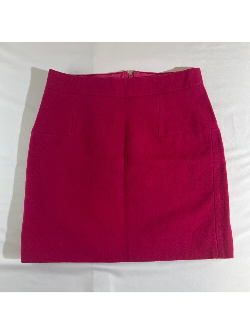 J.Crew Pink Wool Blend Mini Skirt Women Size 0